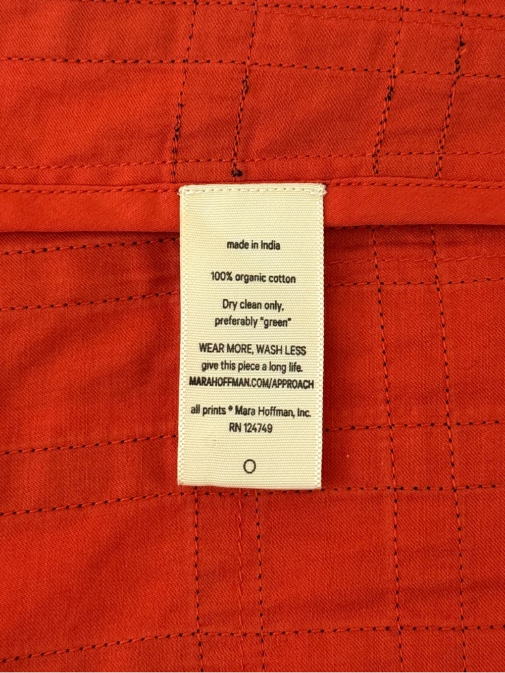 NWOT Mara Hoffman Midi Plaid Puff-Sleeve Arabella Off-The-Shoulder Dress - Picture 9 of 9